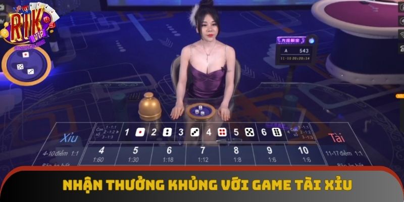 Nhận thưởng khủng với trò tung xúc xắc tài xỉu